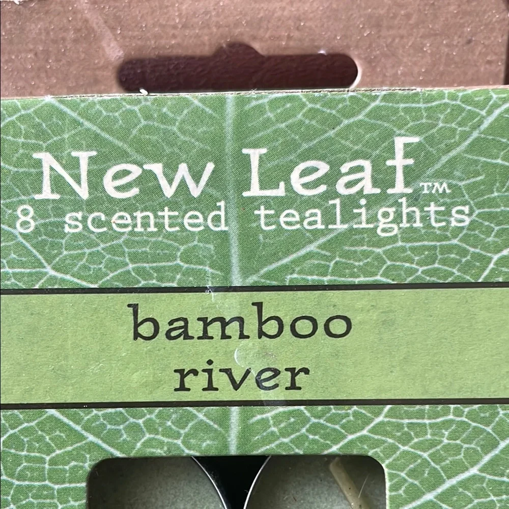 New Leaf Bamboo River Scented Tealights